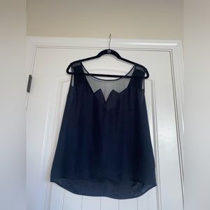 7 For All Mankind sleeveless blouse Sz L NWT